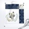 Woodland Quilt Patchwork Baby Boys Woodland Nursery Navy Blue Gray Forest Bear Badger Custom Printed Fabric by Spoonflower Various Fabrics by the Yard or Fat Quarter